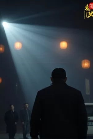 《静默航线》竖版封面，深夜港口集装箱与远处的货轮灯光